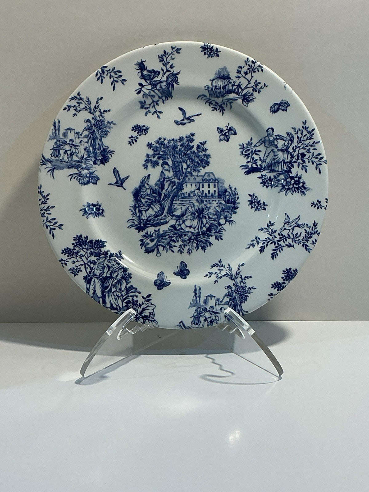 Queen’s Royal Wessex Churchill Toile de Jardin Dinner Plate 10.25”