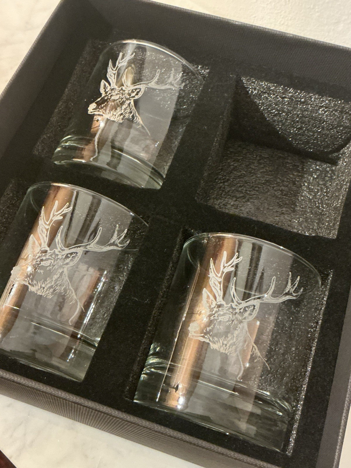 Selbrae House 4 Tumblers Stag