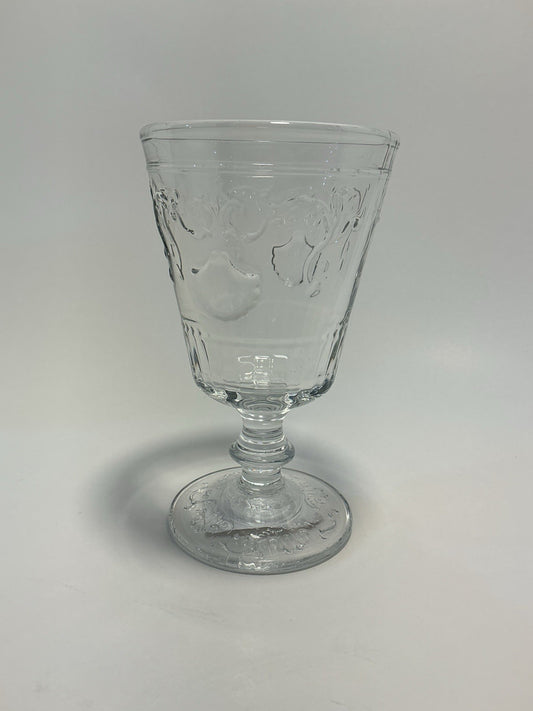 La Rochère Versailles Wine Glass – Shell & Floral | Made in France