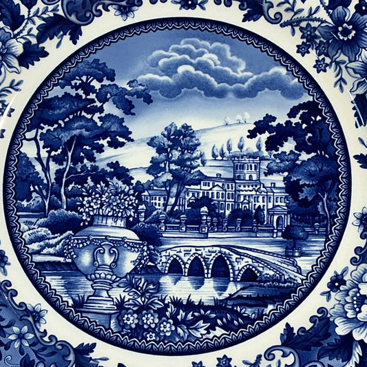 Legend British Heritage Earthenware Belmont Dark Blue Dinner Plate 10.5”
