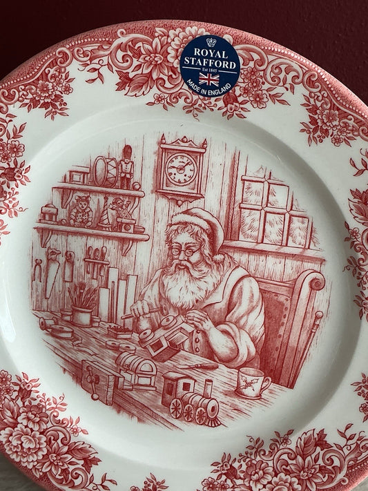 Royal Stafford Santa’s Workshop Dinner plate 11”