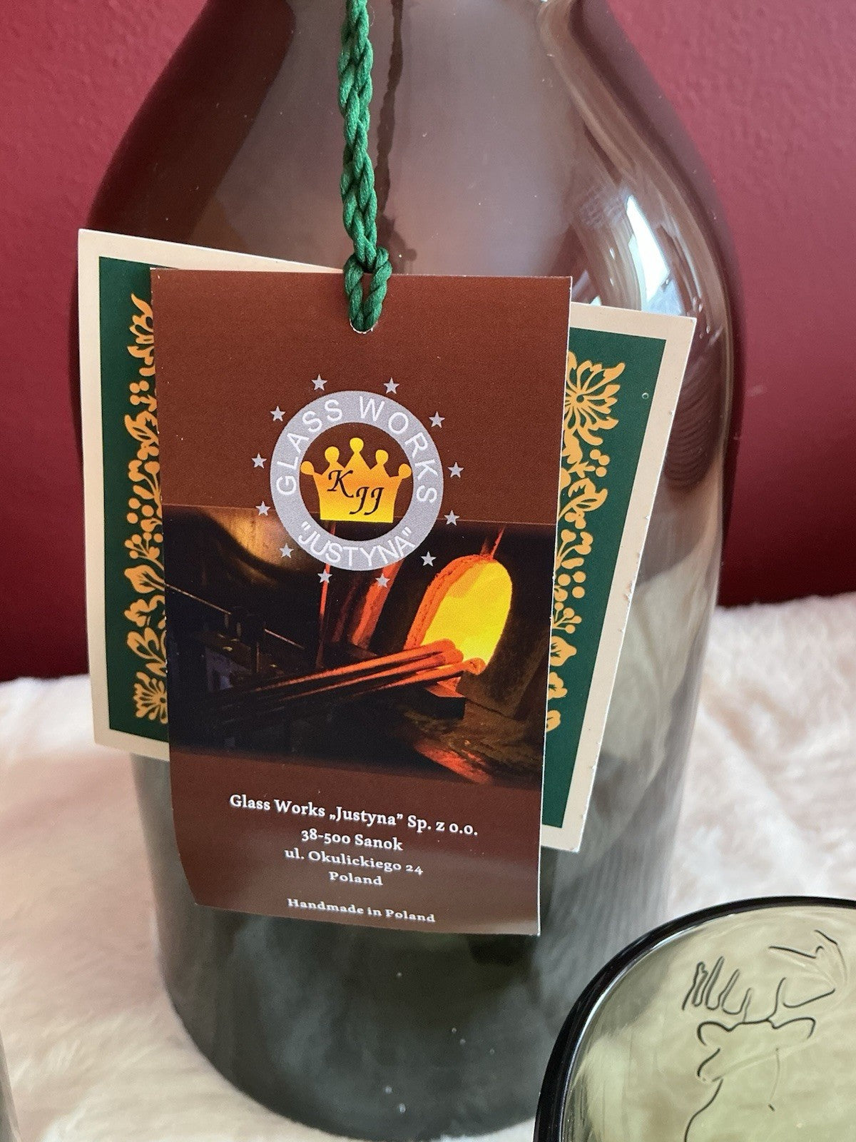 Decanter From The World Travelers Collection Green