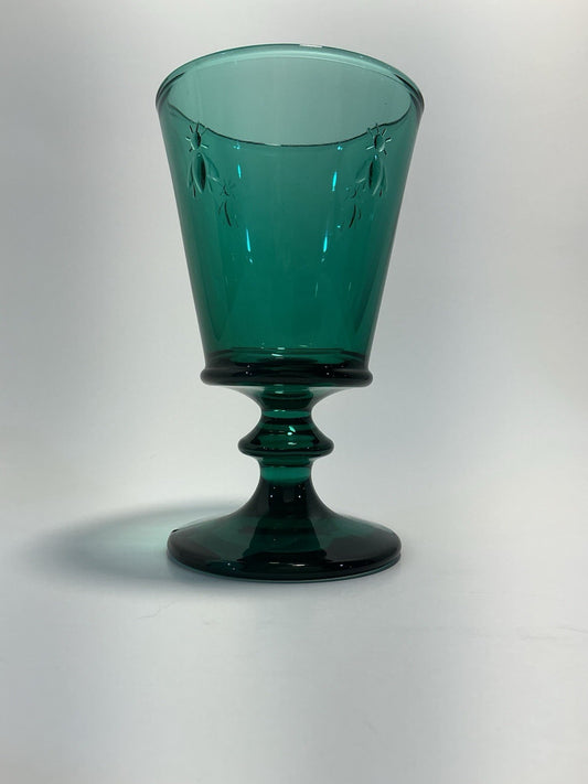 La Rochère Emerald Green Wine Glass