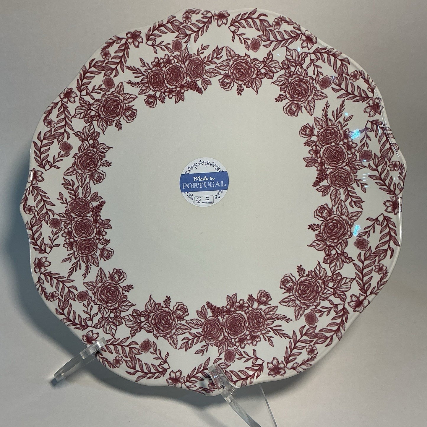 Matceramica Portugal Dinner Plate 11” Pink M2A60