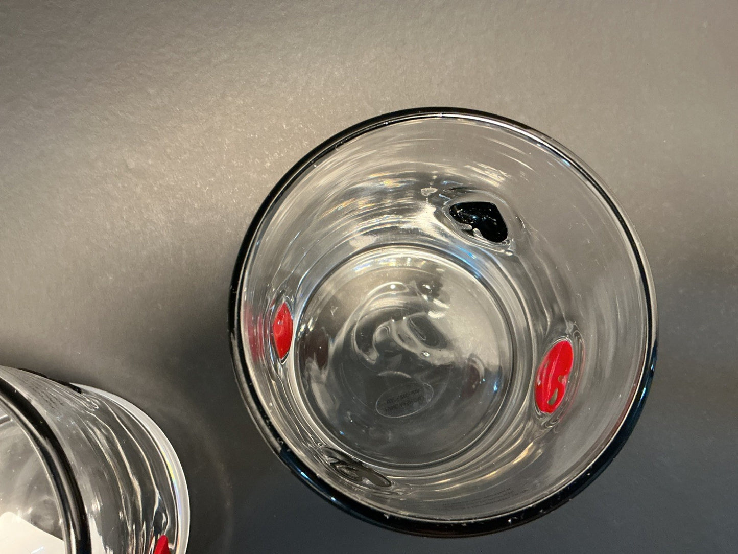 Anthropologie Dupe Poker Casino Whiskey Glasses Cocktail set of 2