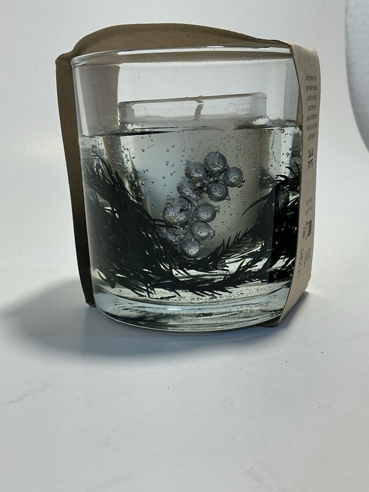 Botanical StoneGlow Fragranced Candle In Glass Jar Made In England