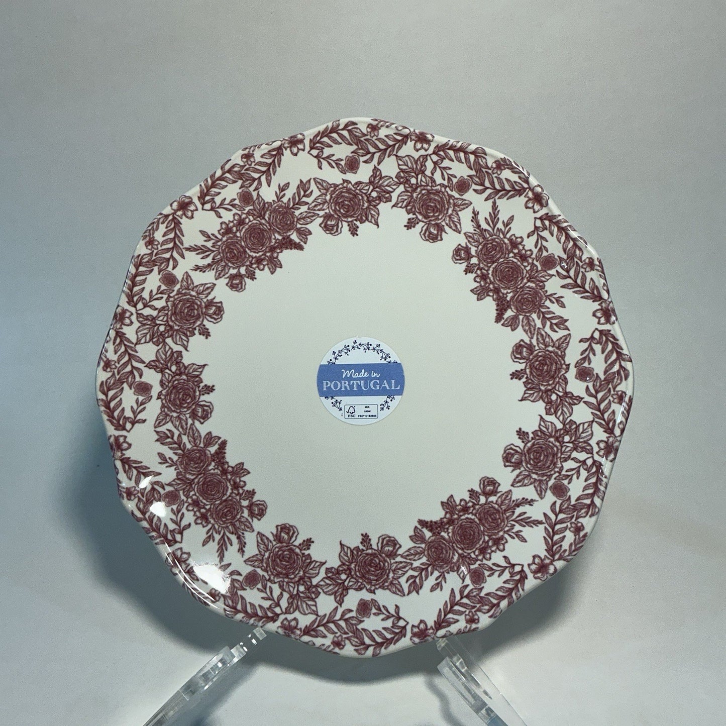 Matceramica Portugal Dinner Plate 11” Pink M2A60