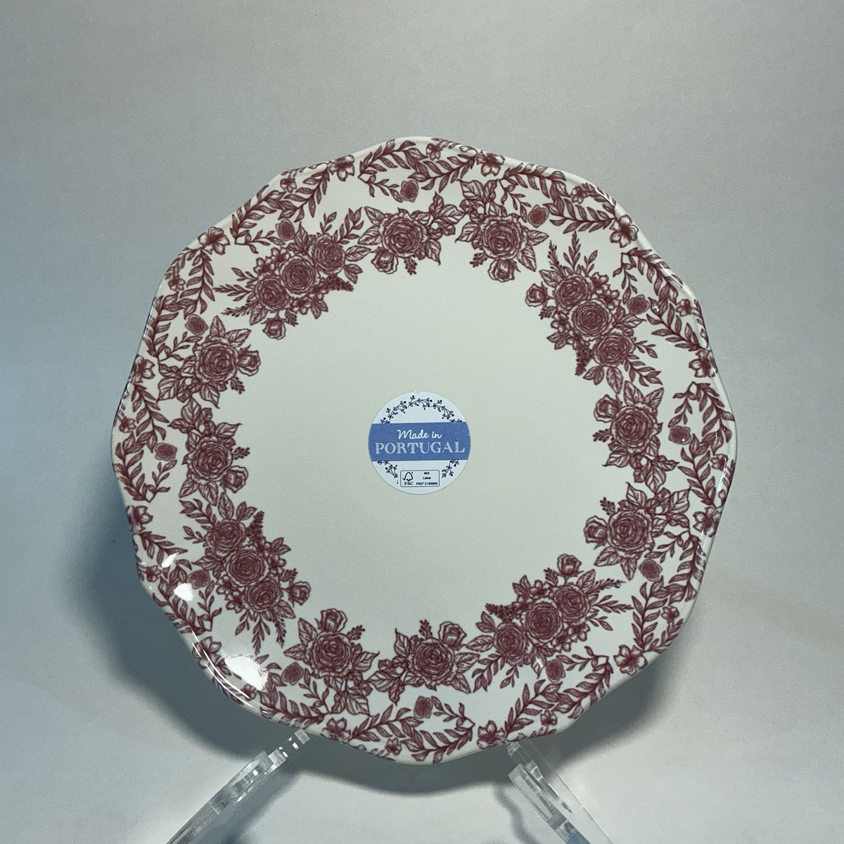 Matceramica Portugal Dinner Plate 11” Pink M2A60