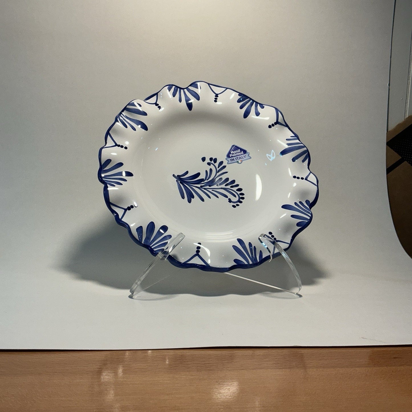 Hand Painted Italian Ceramic Pasta/soup/serving Bowl 9”