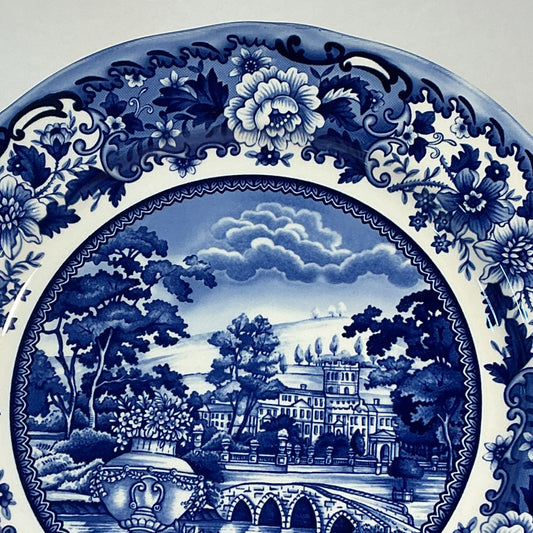 Legend British Heritage Earthenware Belmont Dark Blue Dinner Plate 10.5”