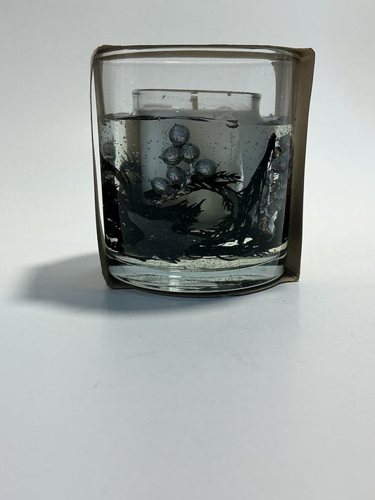 Botanical StoneGlow Fragranced Candle In Glass Jar Made In England