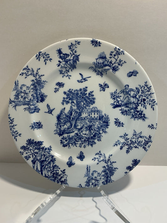 Queen’s Royal Wessex Churchill Toile de Jardin Dinner Plate 10.25”