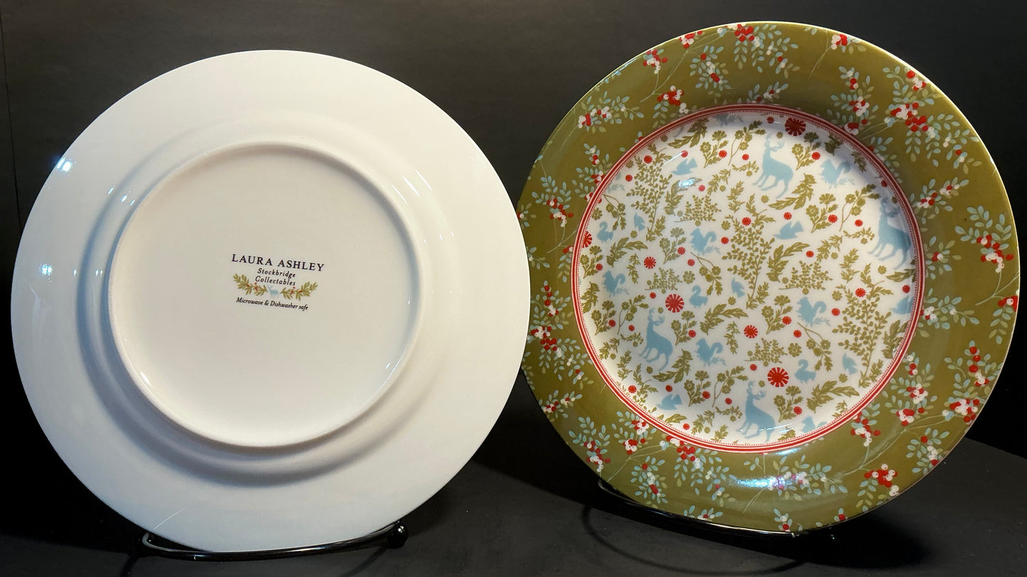 Laura Ashley set of 2 Side/Salad Plates 8” Stockbridge Collectibles