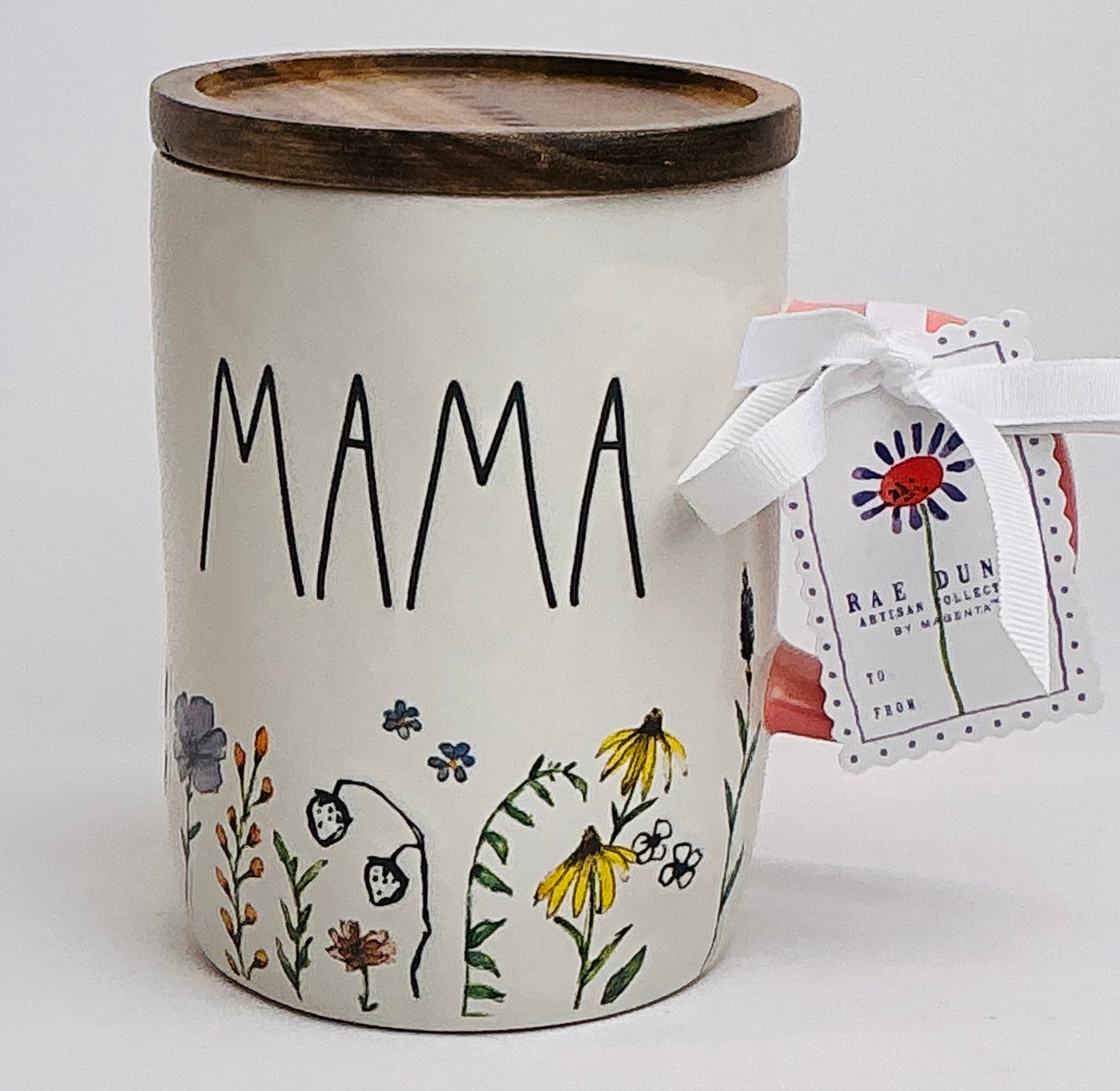 Rae Dunn Mother’s Day-Hand Painted Ceramic Farmhouse Style(Multiple Designs)