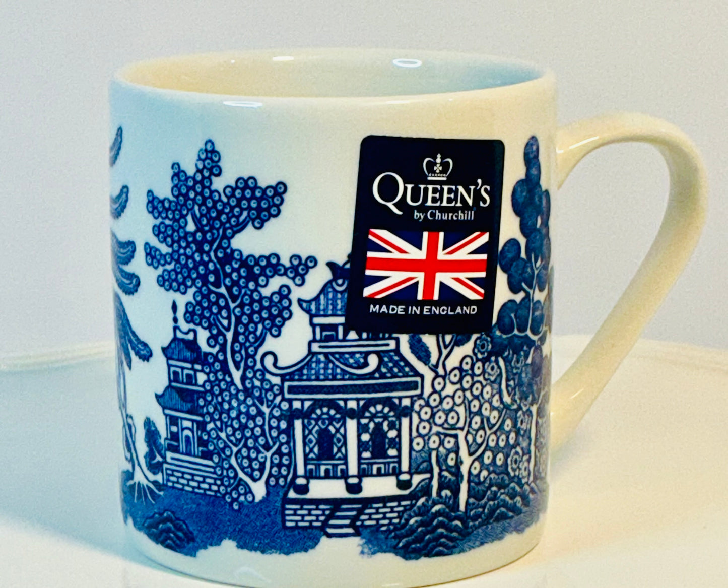 Queen’s Churchill Blue Willow Venus Mug Made in England