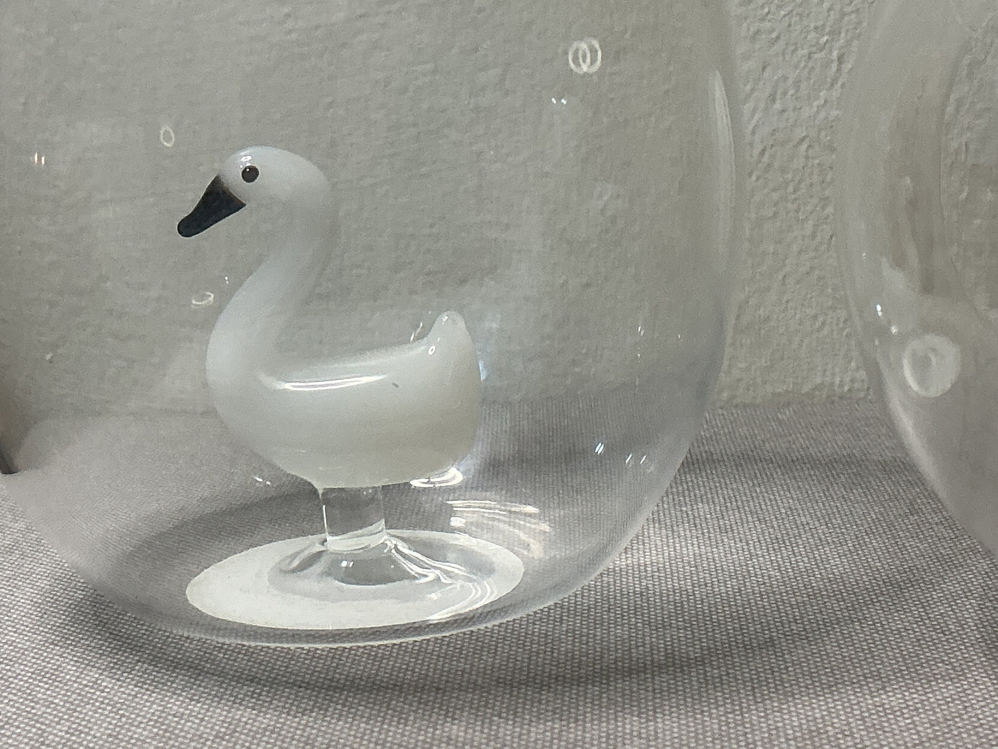 The Ardon Collection Swan Stemless Wine Glasses Set of 2 16.5oz