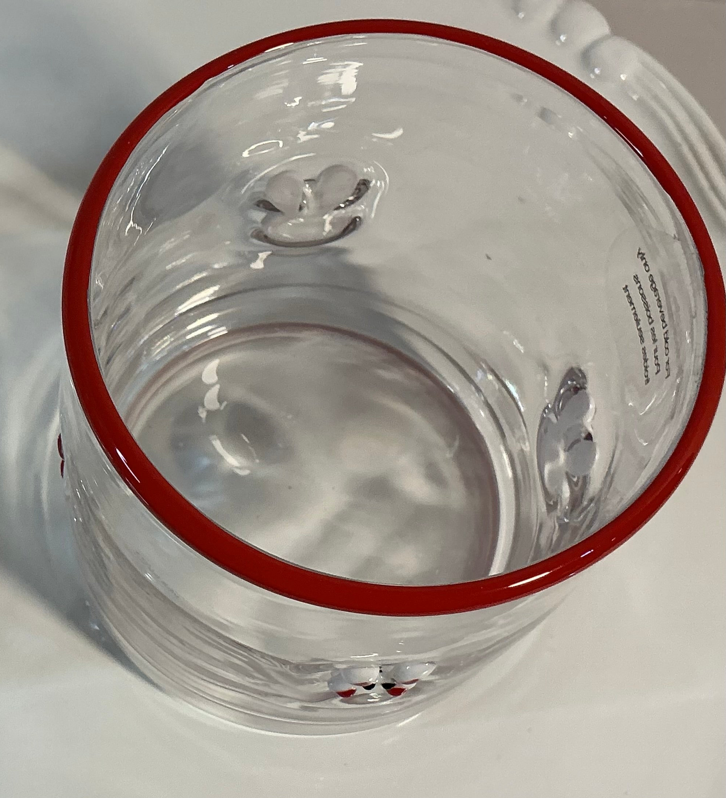 Anthropologie dupe Icon Easter Inlay themed designs Juice Glass 17oz, hand blown