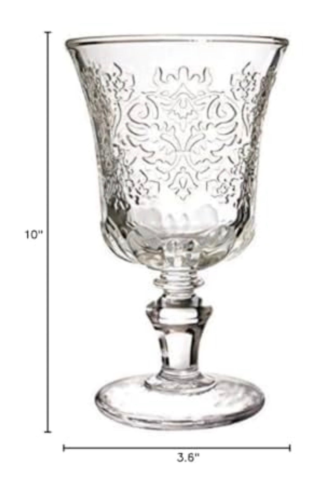 La Rochere Amboise 6 oz Goblet Wine Glass Clear