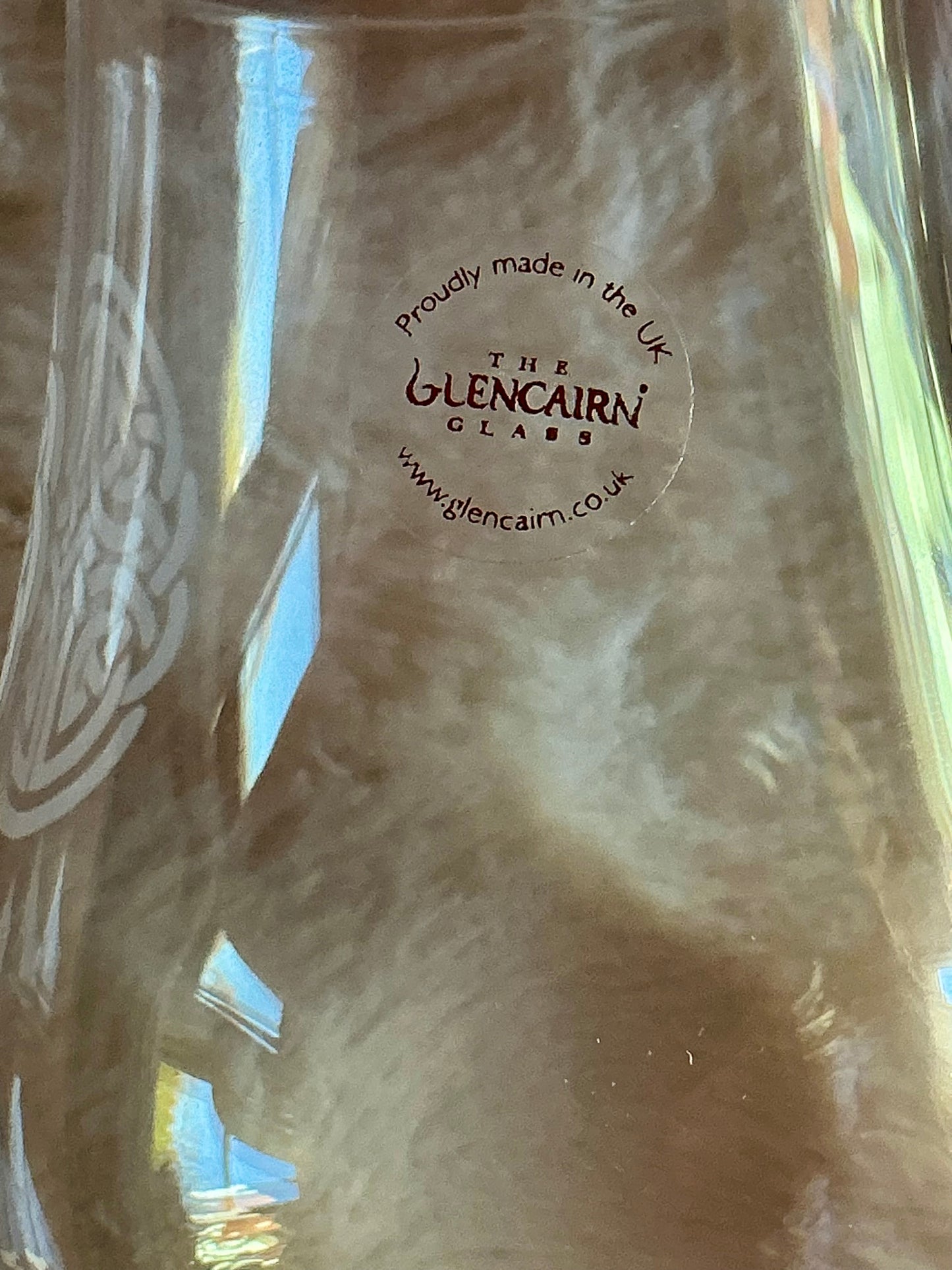 Set Of 2 Glencairn Whiskey Tasting Glasses Deer Head