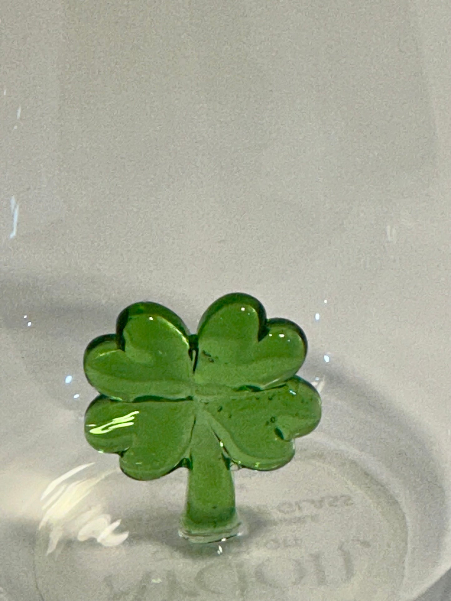 The Ardon Collection Set of 2 Shamrock Stemless Wine Glasses 9oz smaller version 4.5”