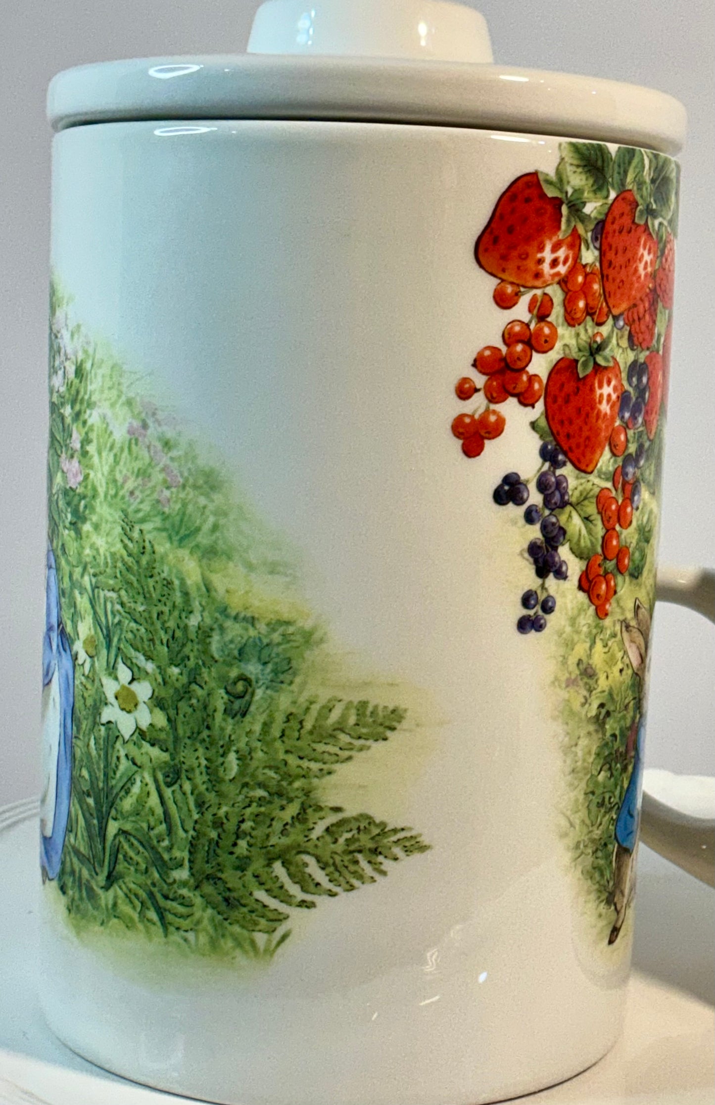 Beatrix Potter Peter Rabbit Cookie Jar & Matching Mug , Ceramic