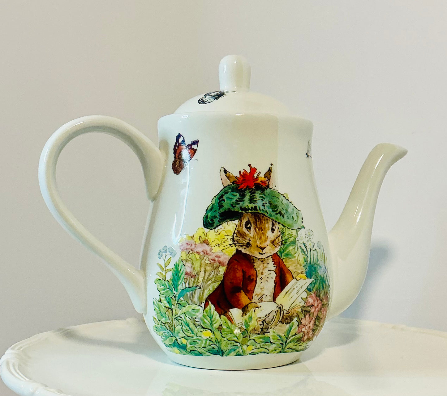 Beatrix Potter Peter Rabbit Set of 2 Mugs and Coffee/Teapot for Easter Celebration