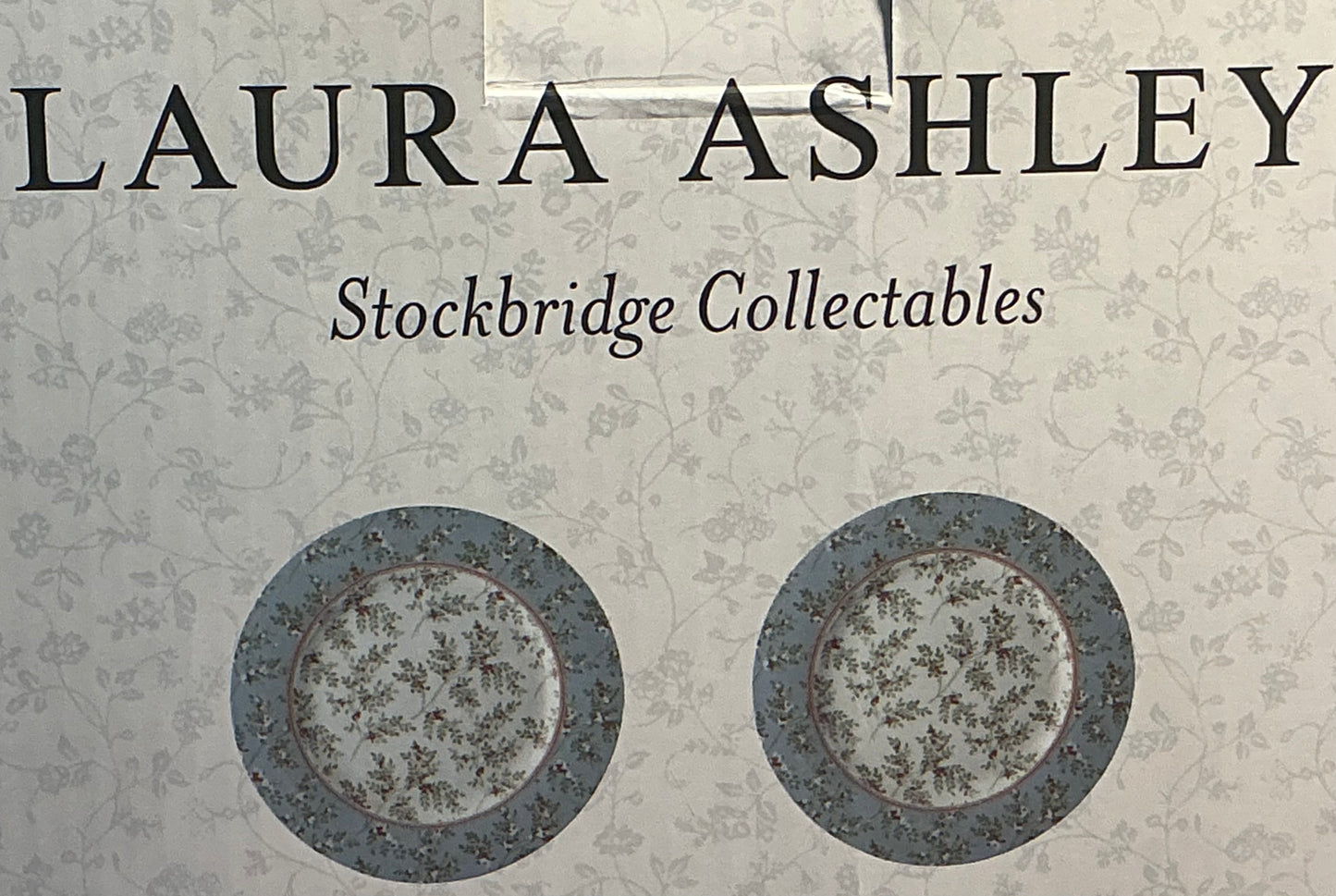 Laura Ashley set of 2 Side/Salad Plates 9” Stockbridge Collectibles