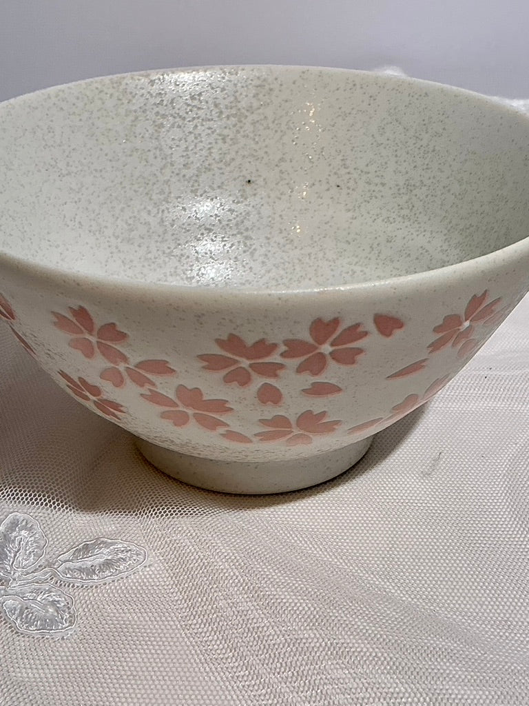 Jewel Sakura Cherry Blossom Ceramic Bowl & Tea Cup Set | Made in Japan