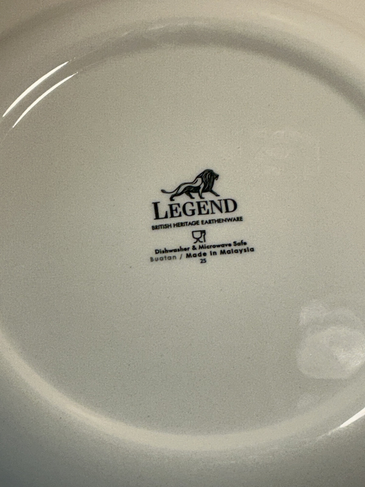 Legend Buff Beauty British Heritage dinner plate 10” Light Red/Pink
