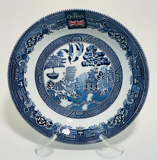 Queen’s by Churchill Blue Willow Pattern 9” Bowl. Made in England