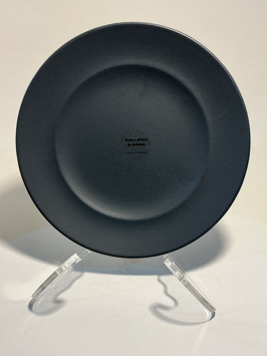 Mesa Ceramics from the Brilliant line Salad plate 8” in black. Made in Portugal