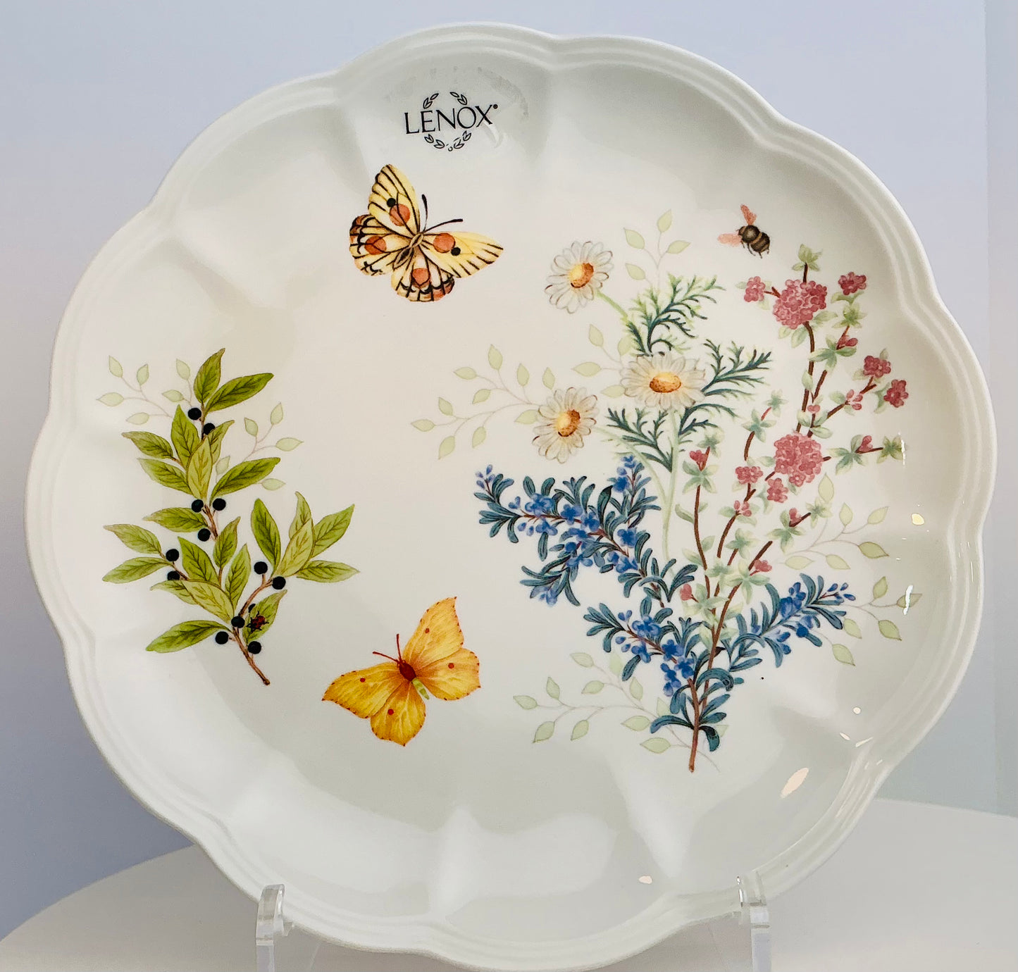 Lenox Butterfly Meadow Herbs Dinner Plate 10.75" – Choose Your Style