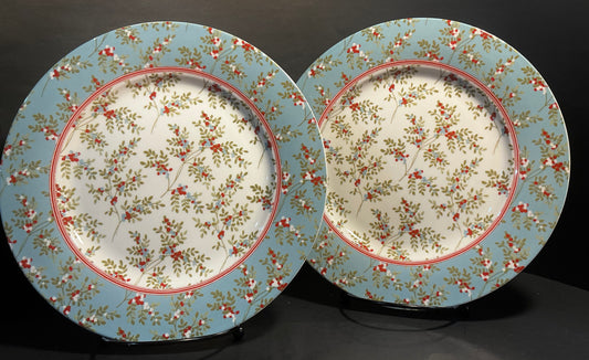 Laura Ashley set of 2 Side/Salad Plates 9” Stockbridge Collectibles