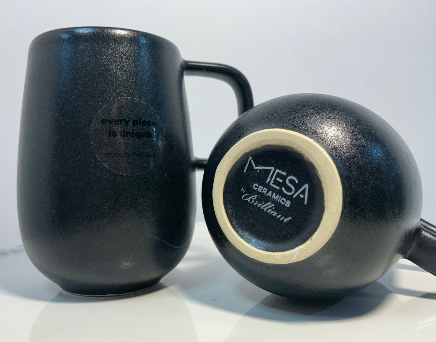 Mesa Ceramics Set of 2 mugs from the Brilliant line characterized by unique finish 8oz