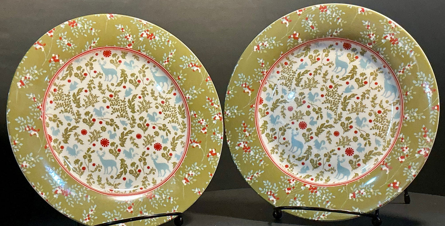 Laura Ashley set of 2 Side/Salad Plates 8” Stockbridge Collectibles