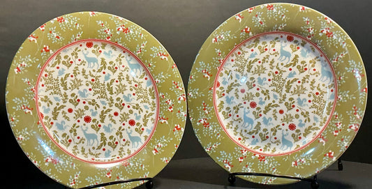 Laura Ashley set of 2 Side/Salad Plates 8” Stockbridge Collectibles