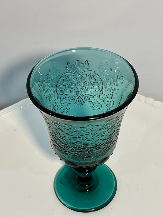 La Rochère Amboise Night Blue Wine OR Water Glass Made in France