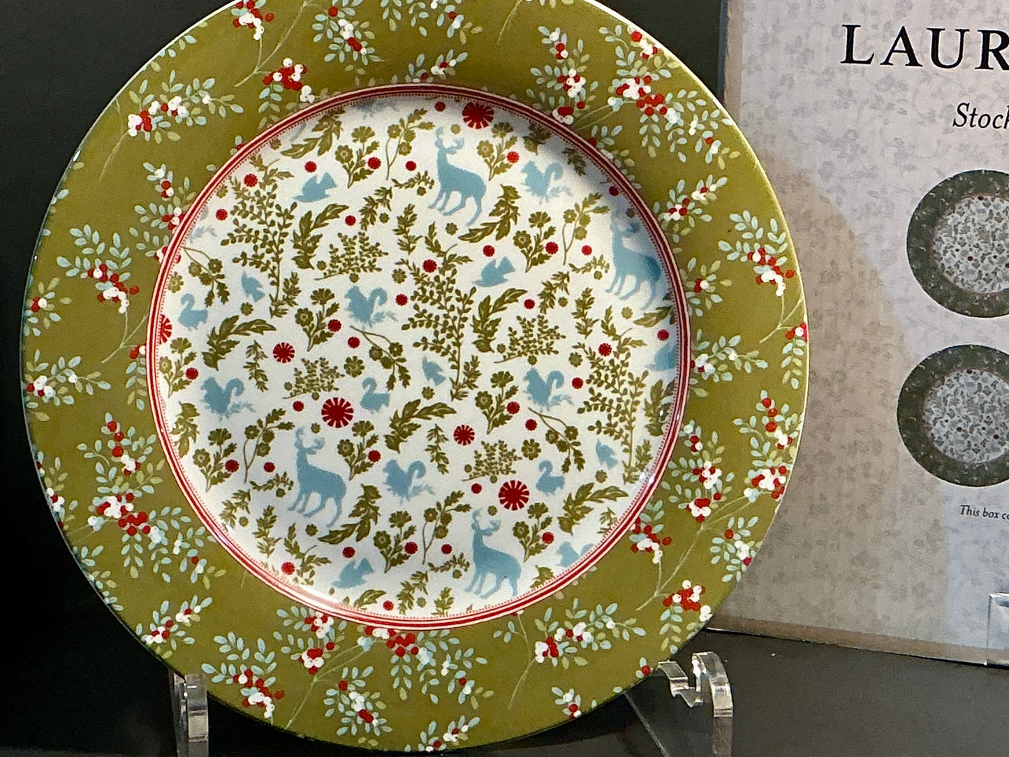 Laura Ashley set of 2 Side/Salad Plates 8” Stockbridge Collectibles