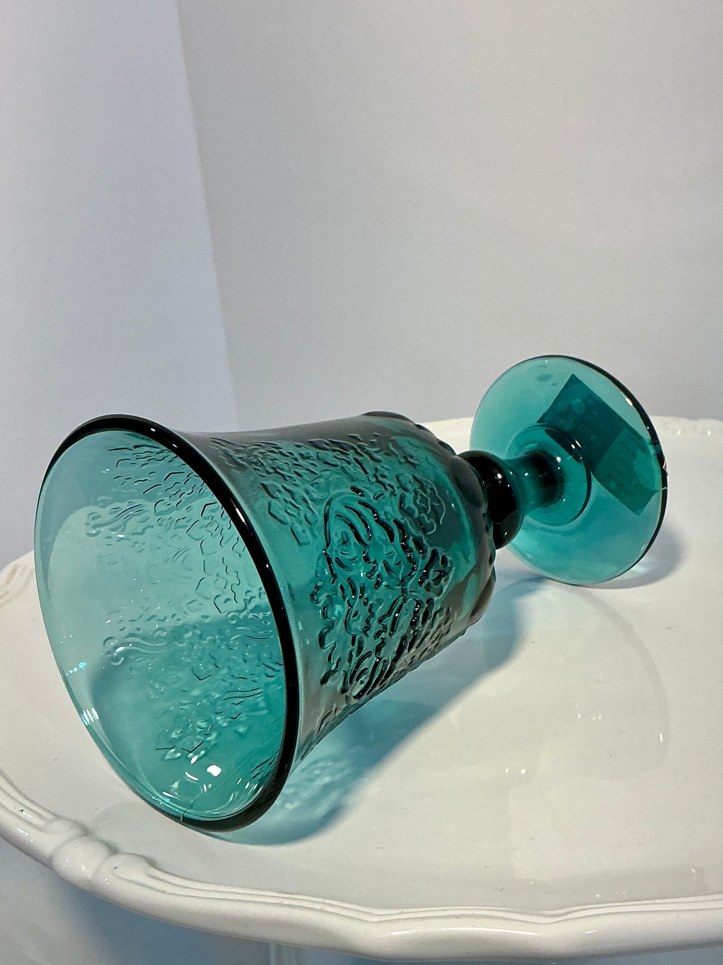La Rochère Amboise Night Blue Wine OR Water Glass Made in France