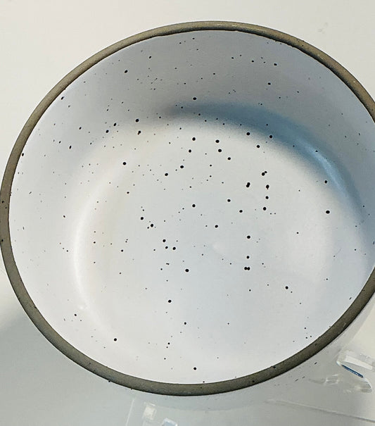 Godinger Gatherings Fire Stoneware Bowl 6”x2.5” Speckled