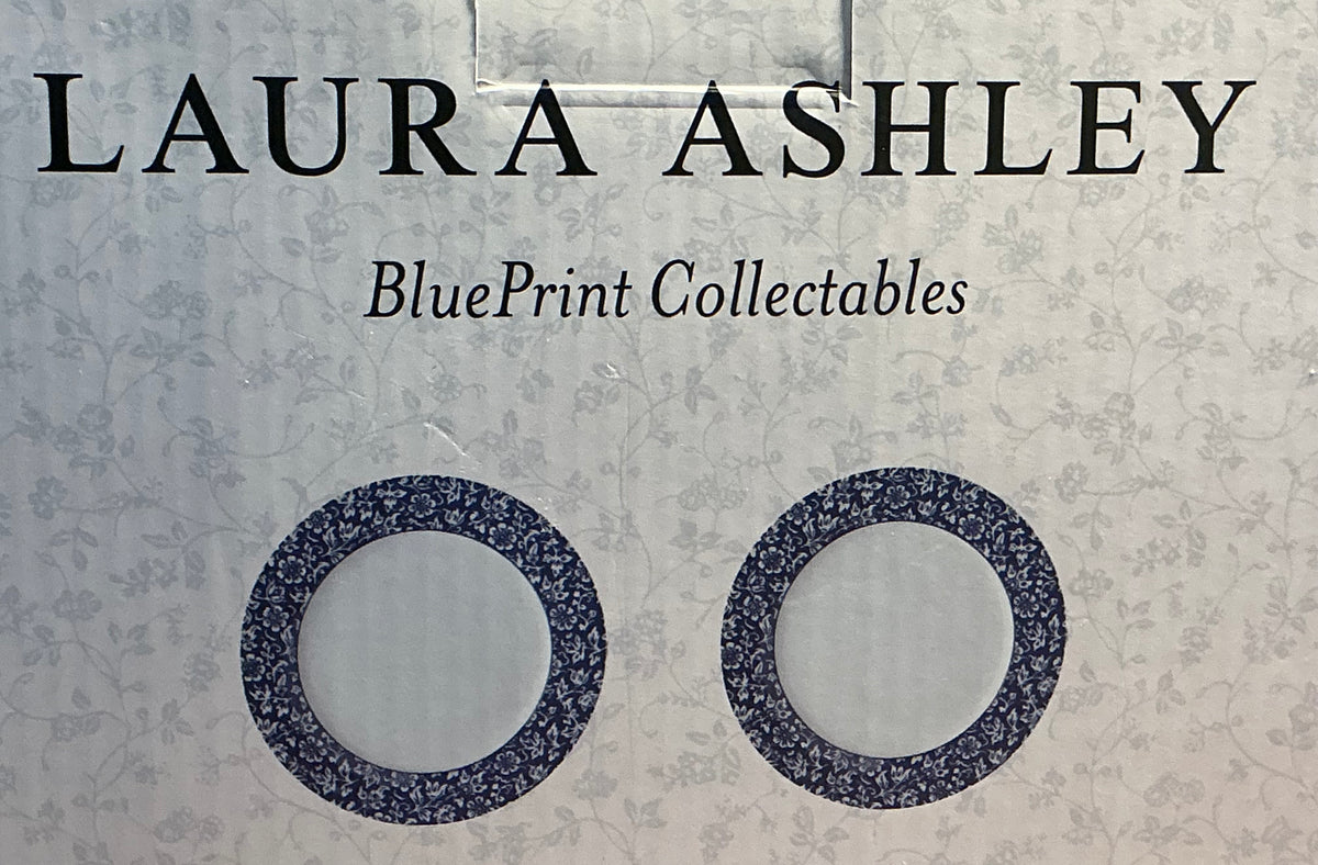 Laura Ashley set of 2 Side/Salad Plates 9” BluePrint Collectibles
