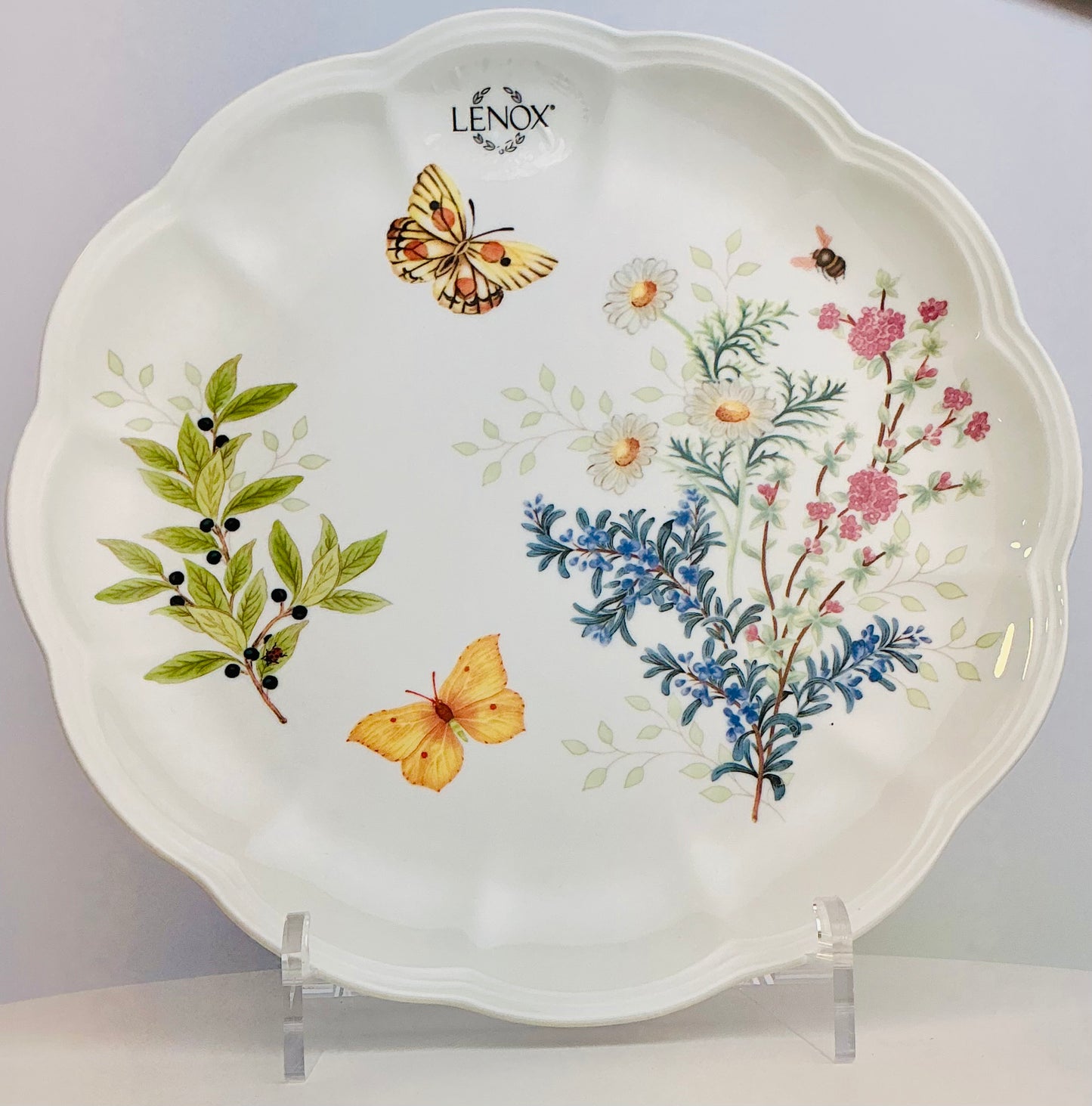 Lenox Butterfly Meadow Herbs Dinner Plate 10.75" – Choose Your Style
