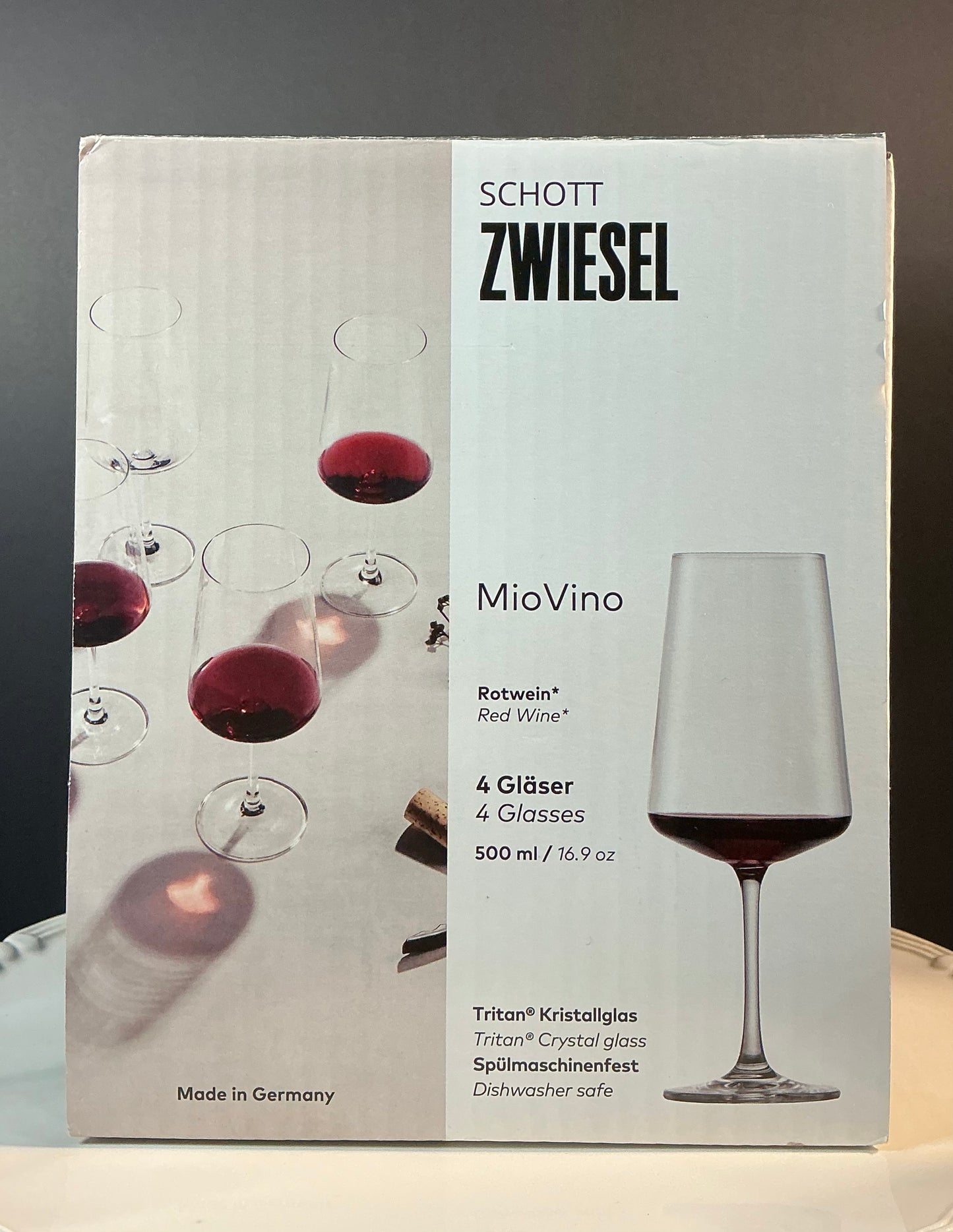 Scott Zwiesel Pure/Tour  5 pcs Wine Set: Decanter & 4 Tritan Crystal Glasses. Made in Germany