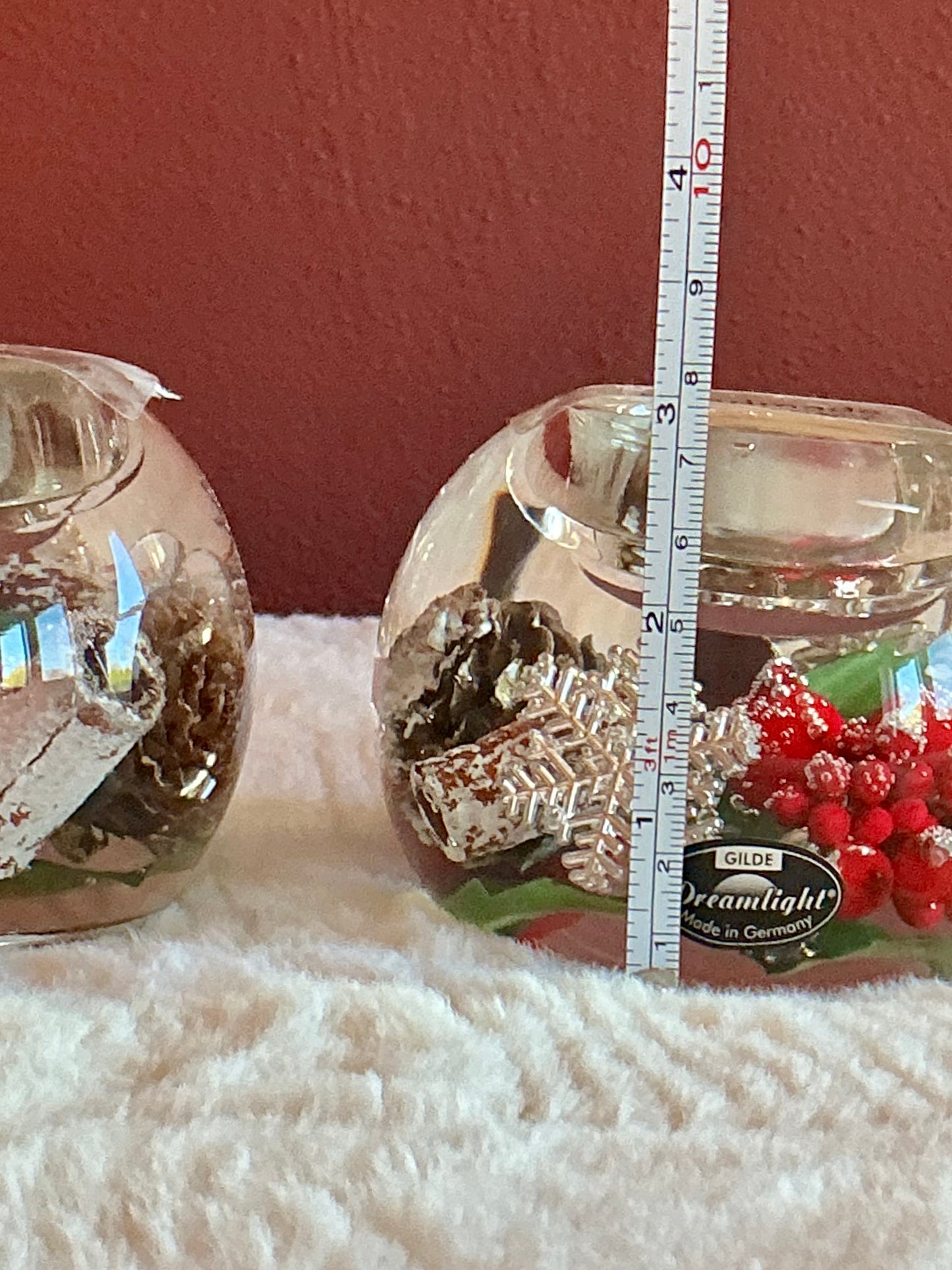 Gilde Dreamlight Candle Holder Made In Germany Set Of 2