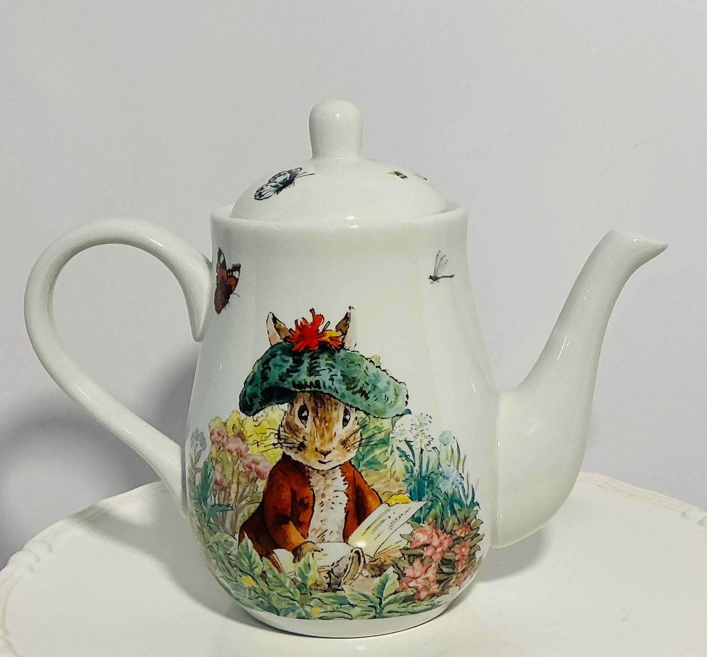 Beatrix Potter Peter Rabbit Set of 2 Mugs and Coffee/Teapot for Easter Celebration