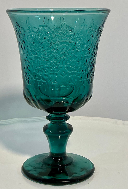 La Rochère Amboise Night Blue Wine OR Water Glass Made in France