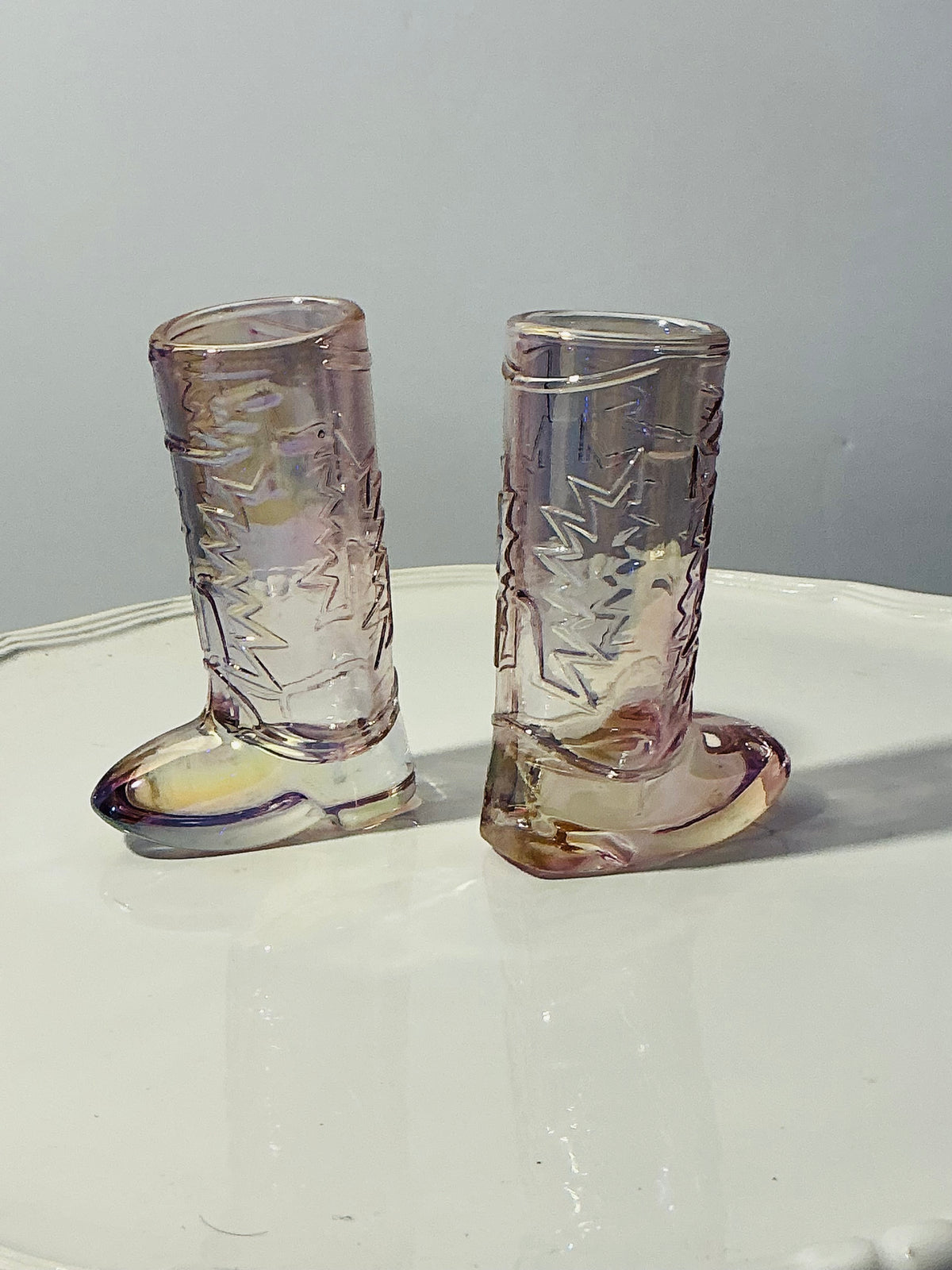 Cowboy/Cowgirl Boot Shot Glasses-choose your color