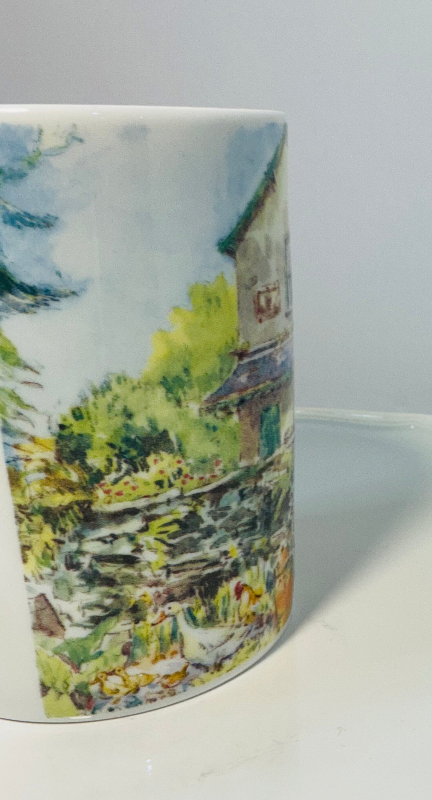 National Trust Exclusive China Set of 4 Different Themed Fine Bone China Mugs, Made in England
