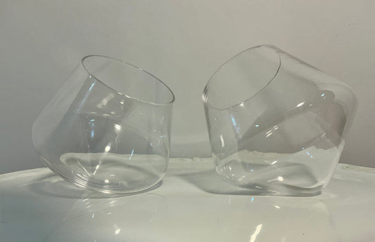 Mad Man Titled Bourbon Glass Gift Set - Set of 2, 8 oz Whiskey Glasses