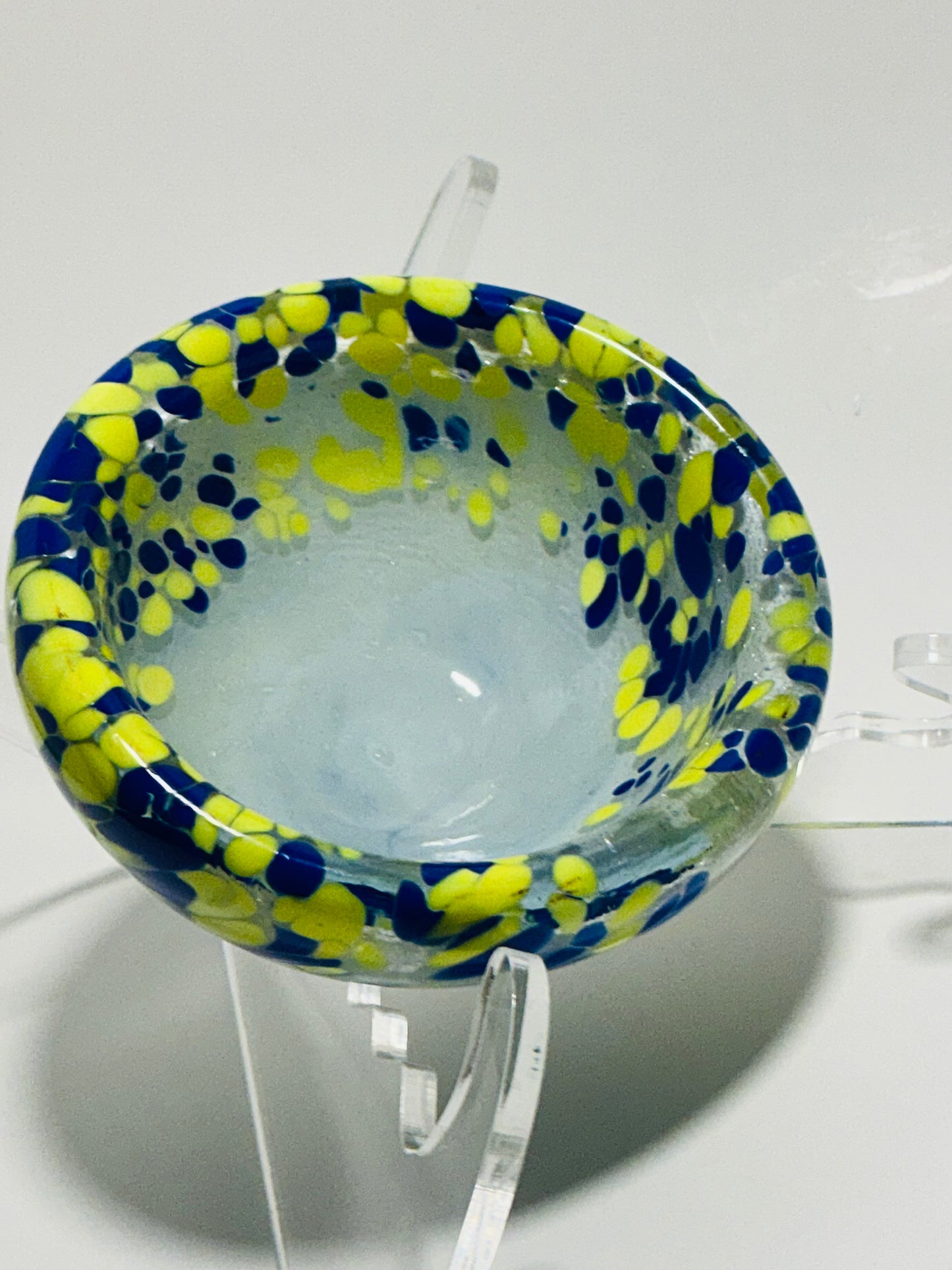 MURANO Style Candy or Key Bowl Nuova Cristalleria Arzanese hand blown in Italy